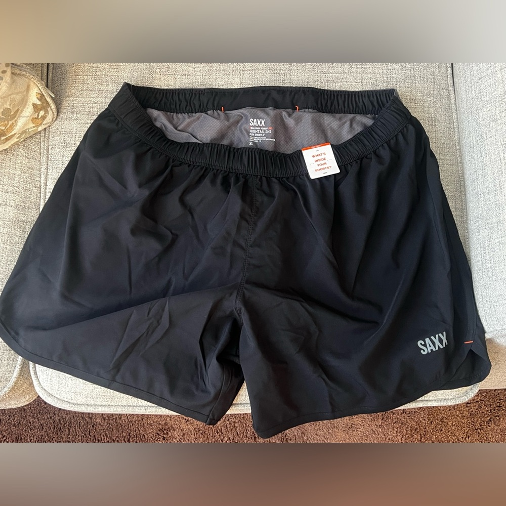 Saxx - Hightail 2N1 running - 5” - w/liner - XL - Black